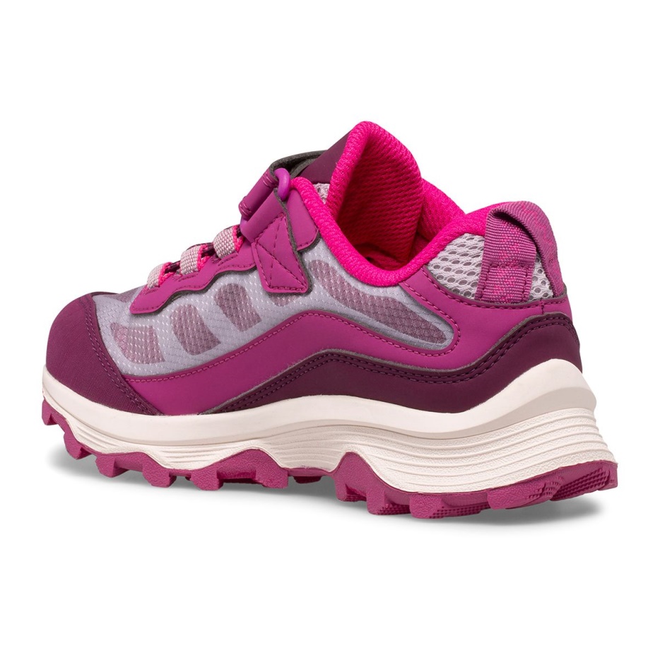 Merrell Big Kid's Moab Speed ​​Nizka A/C Vodotesna Siva Jagoda