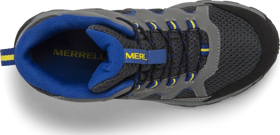 Merrell Veliki Otroški Oakcreek Mid Lace Vodoodporen škorenj Oglje
