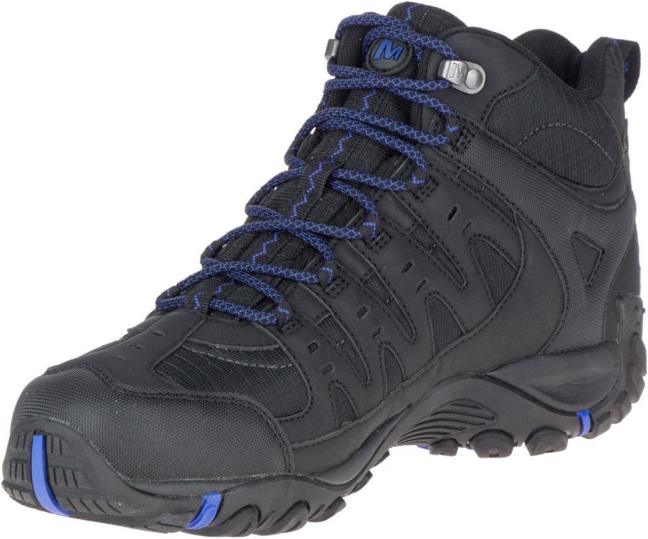 Merrell Moški Accentor Sport Mid Gore-tex Black-sodalit