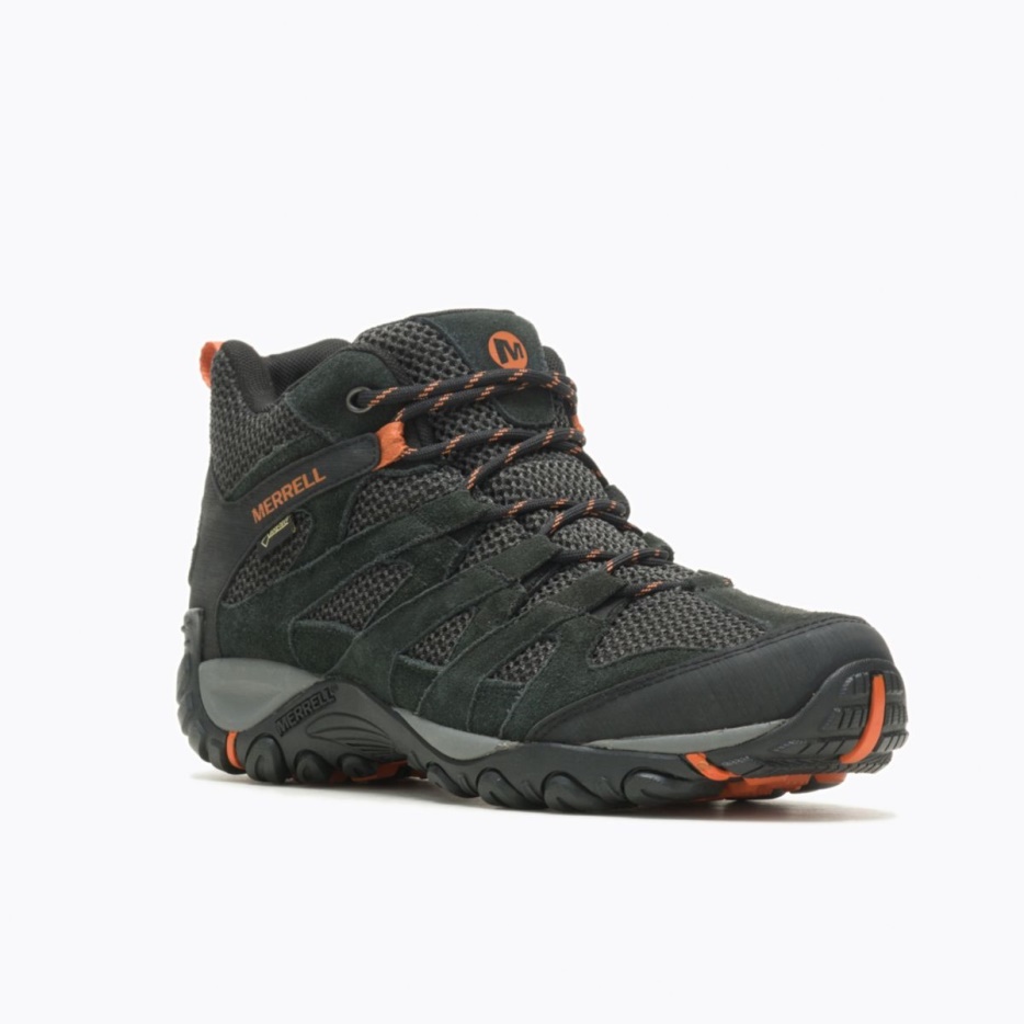 Merrell Moški Alverstone Mid Gore-tex črna
