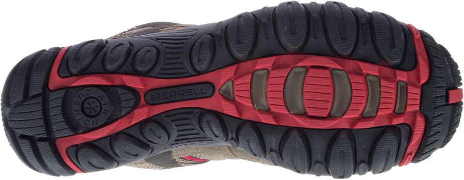 Merrell Moški Deverta 2 Mid Waterproof Boulder-fiery Red