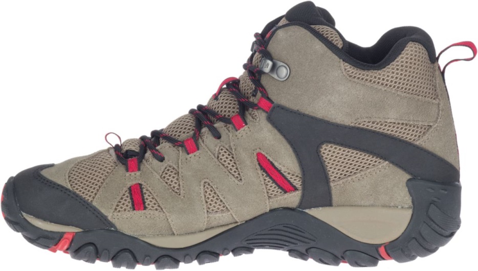 Merrell Moški Deverta 2 Mid Waterproof Boulder-fiery Red