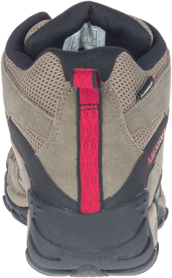 Merrell Moški Deverta 2 Mid Waterproof Boulder-fiery Red