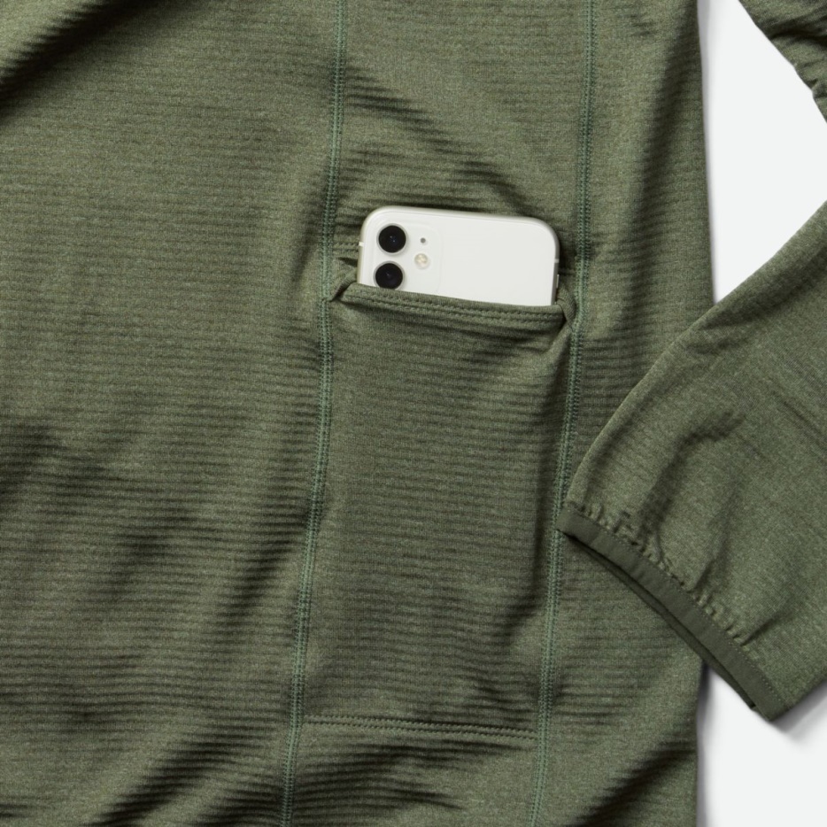 Merrell Moški Pulover S Kapuco Iz Geoteksa S Kapuco Dusty Olive Heather