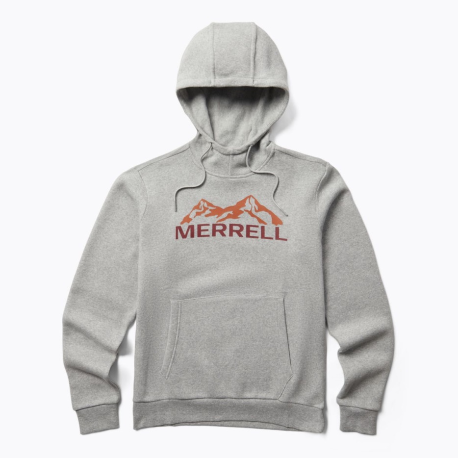 Merrell Moški Merrell Težki Pulover S Kapuco Grey Heather