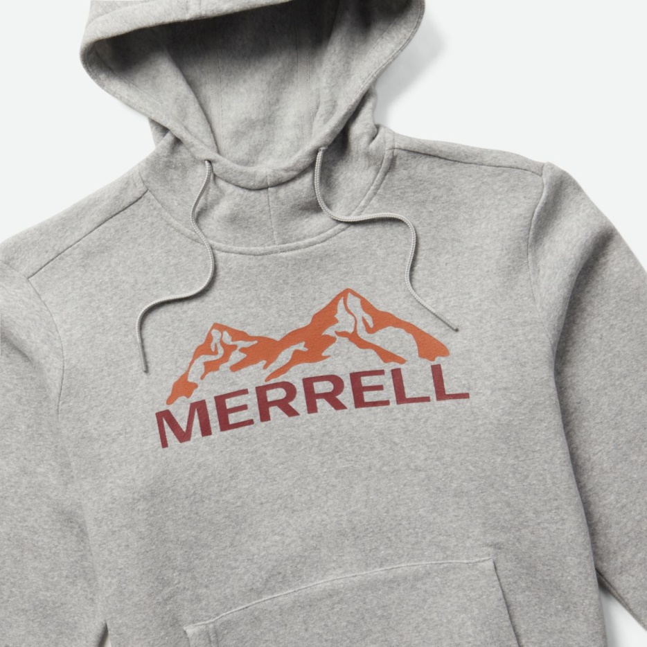 Merrell Moški Merrell Težki Pulover S Kapuco Grey Heather