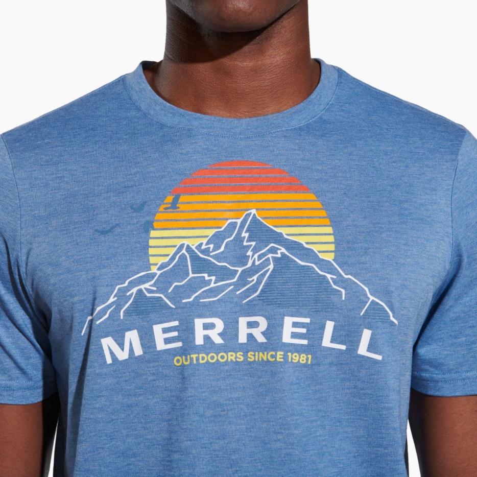 Merrell Moška Majica Merrell Mountains Riviera Heather