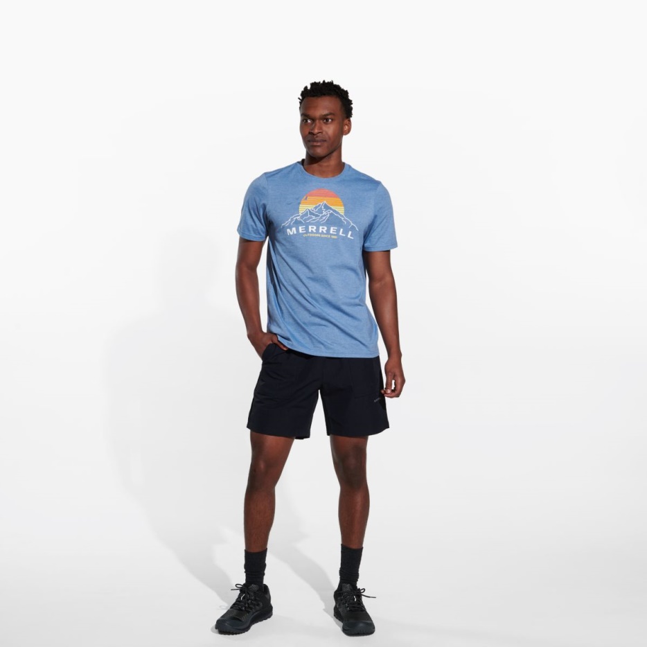 Merrell Moška Majica Merrell Mountains Riviera Heather