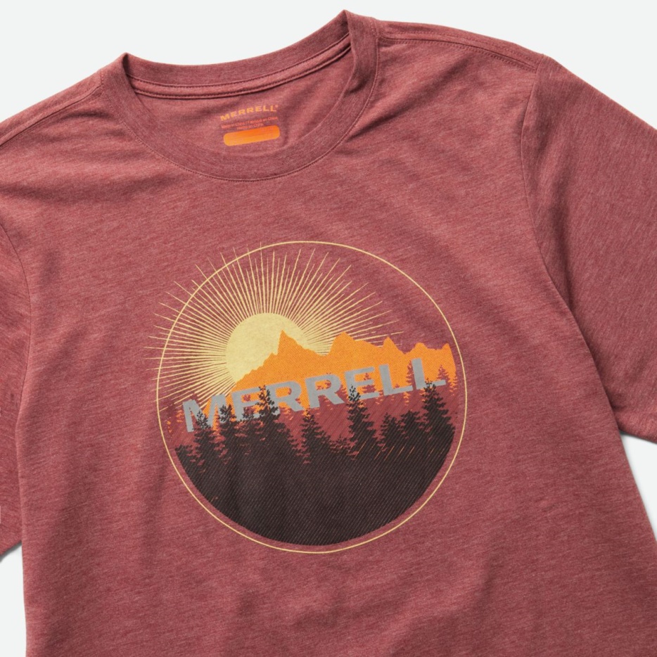 Merrell Moška Majica Merrell Sunset Brick Heather