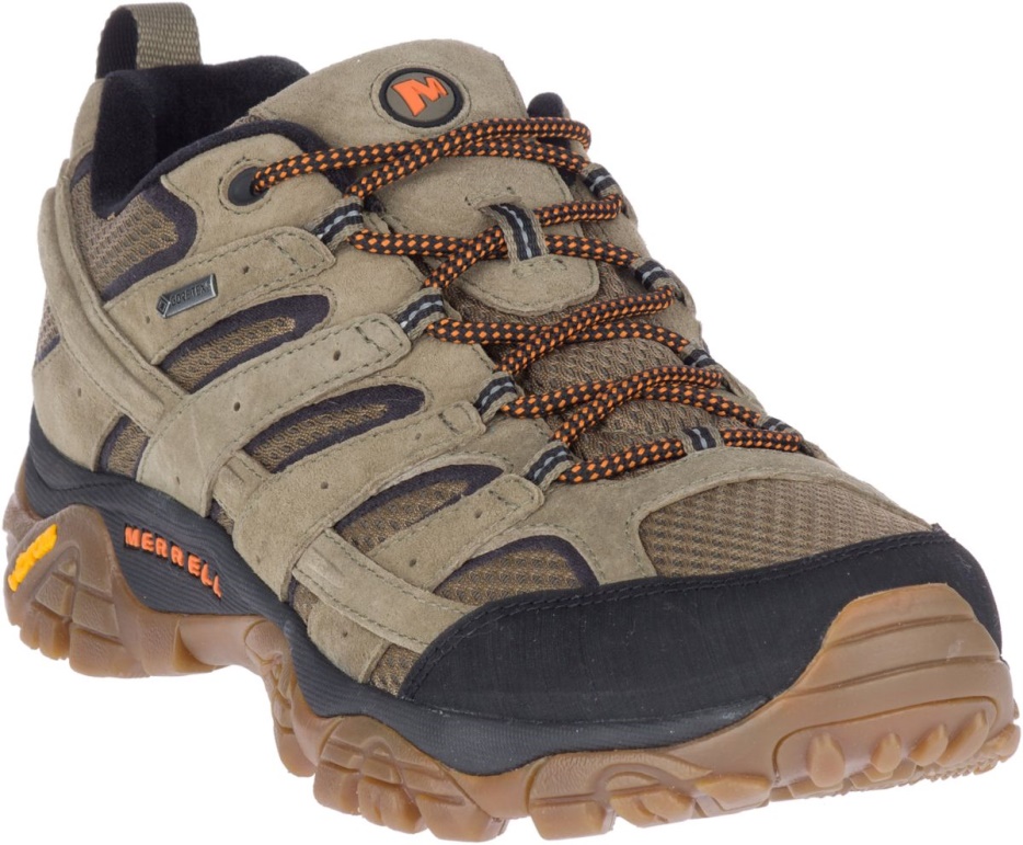 Merrell Moški Moab 2 Usnje Gore-tex Olivno