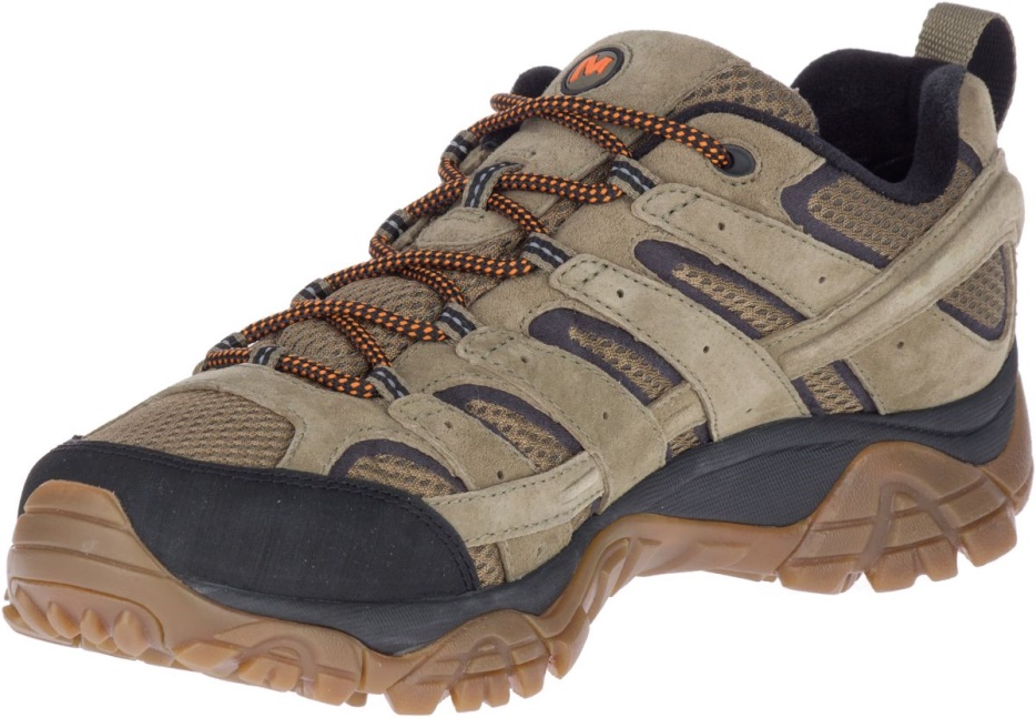 Merrell Moški Moab 2 Usnje Gore-tex Olivno