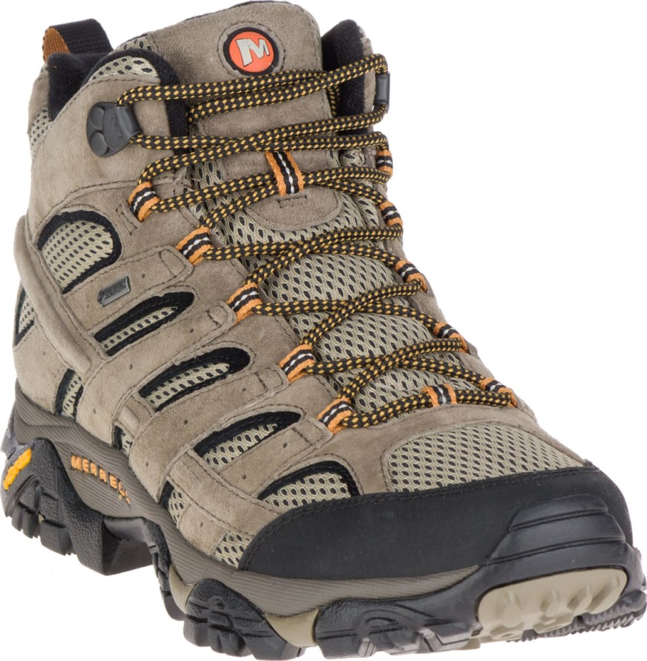 Merrell Moške Moab 2 Usnje Srednje Gore-tex Orehi