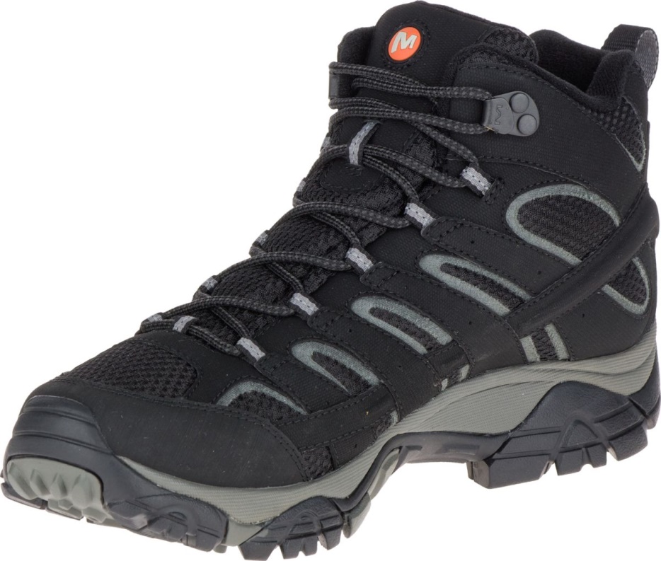 Merrell Moški Moab 2 Mid Gore-tex črna