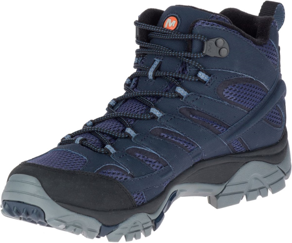 Merrell Moške Moab 2 Mid Gore-tex Mornarsko Modra