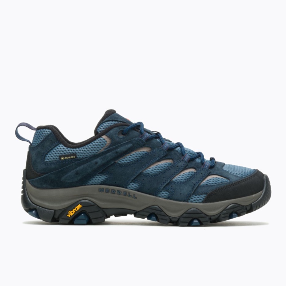 Merrell Moški Moab 3 Gore-tex Mornarsko Modri
