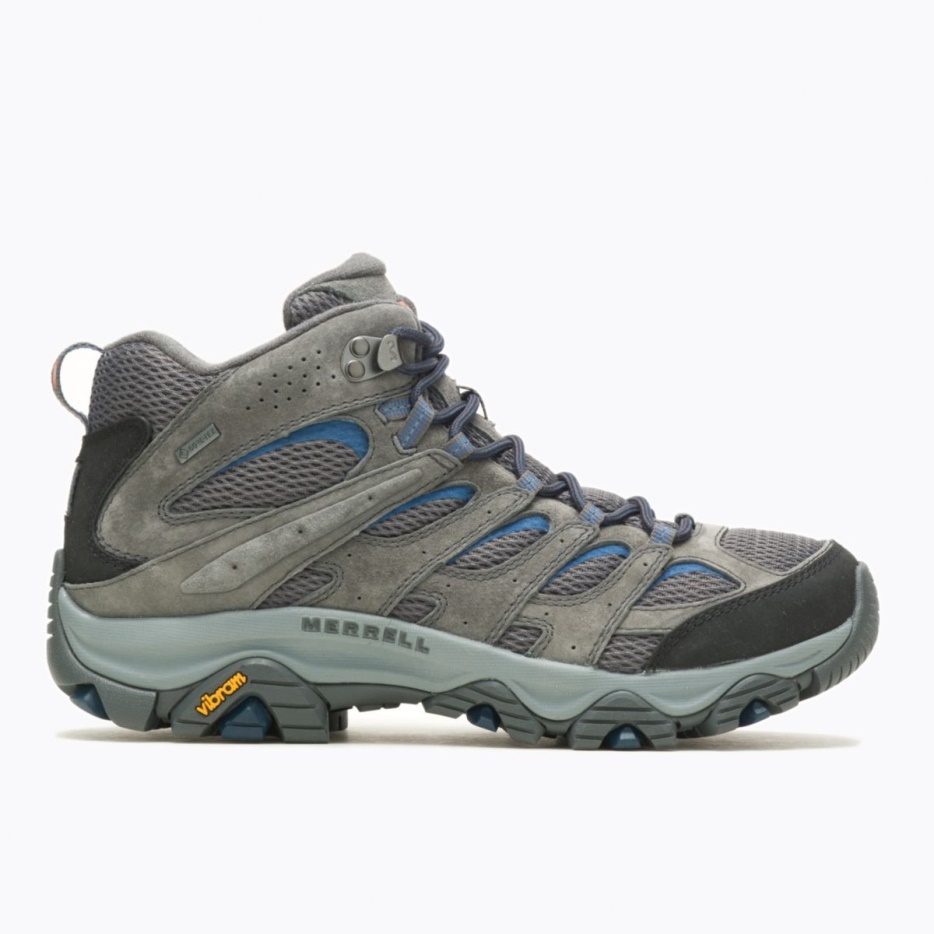 Merrell Moški Moab 3 Mid Gore-tex Granit-poseidon