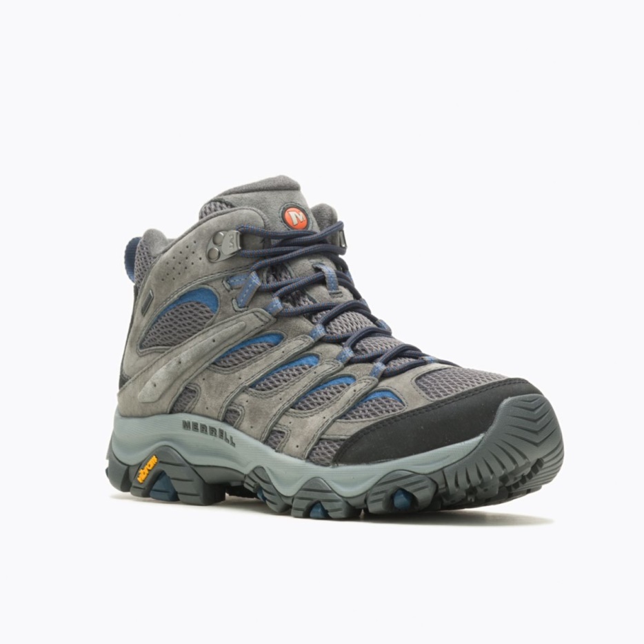 Merrell Moški Moab 3 Mid Gore-tex Granit-poseidon