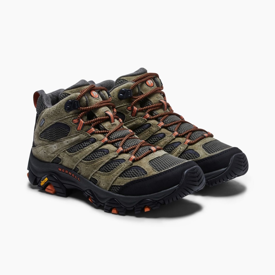 Merrell Moški Moab 3 Mid Gore-tex Olivna