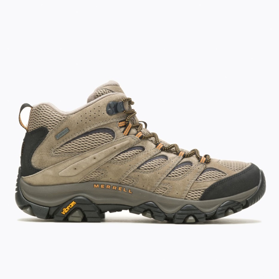 Merrell Moške Moab 3 Mid Gore-tex Orehi