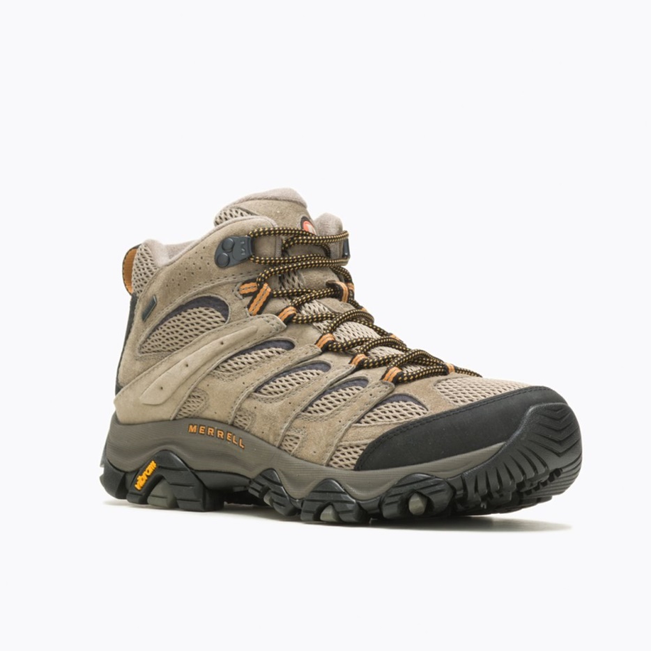 Merrell Moške Moab 3 Mid Gore-tex Orehi