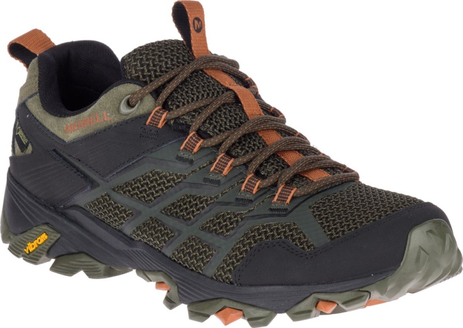 Merrell Moške Moab Fst 2 Gore-tex Olivno-adobe