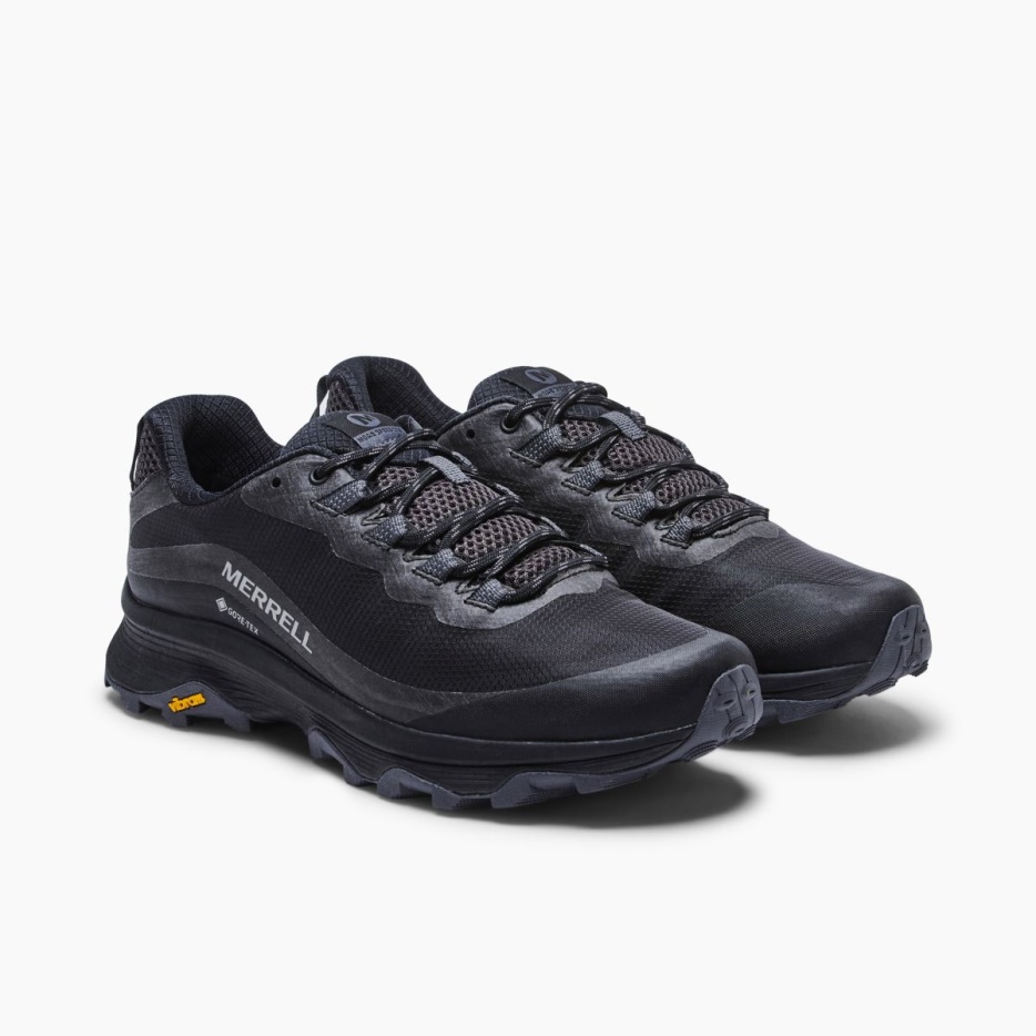 Merrell Moške Moab Speed Gore-tex Black-asphalt