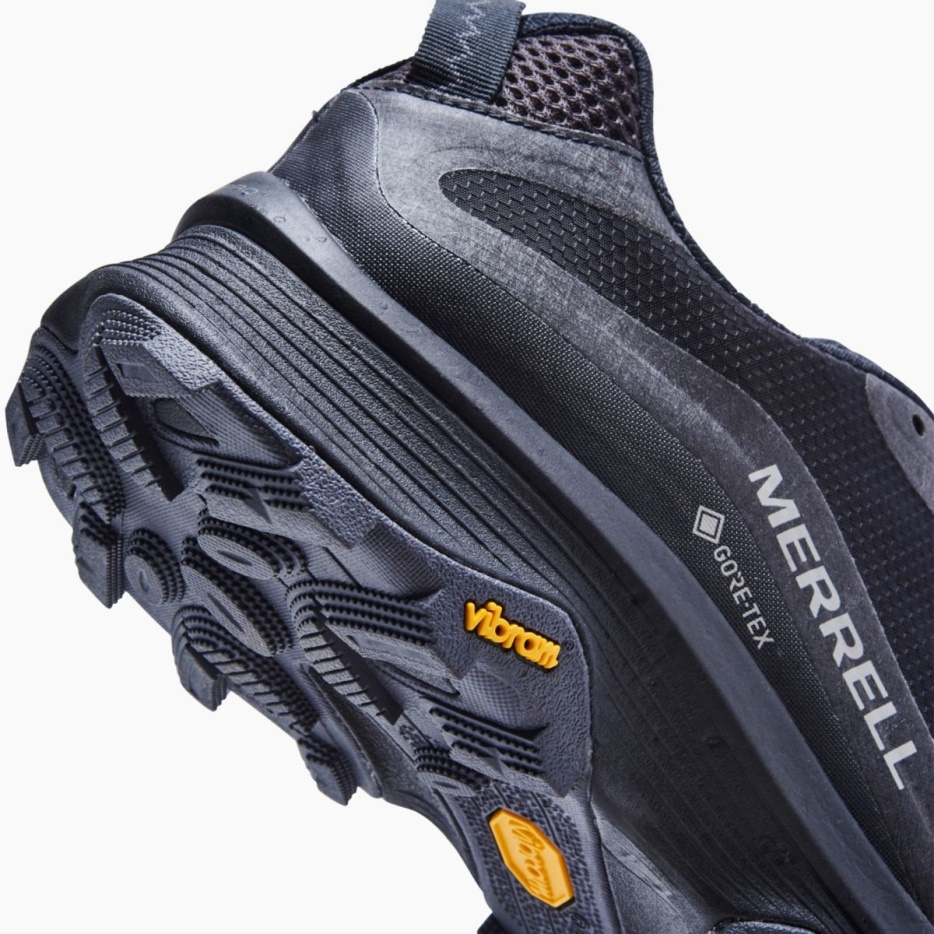 Merrell Moške Moab Speed Gore-tex Black-asphalt