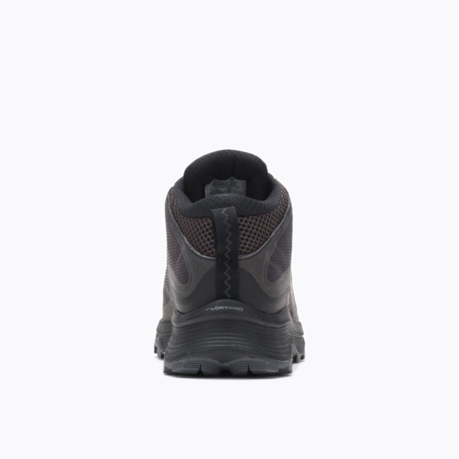 Merrell Moške Moab Speed Mid Gore-tex Black-asphalt