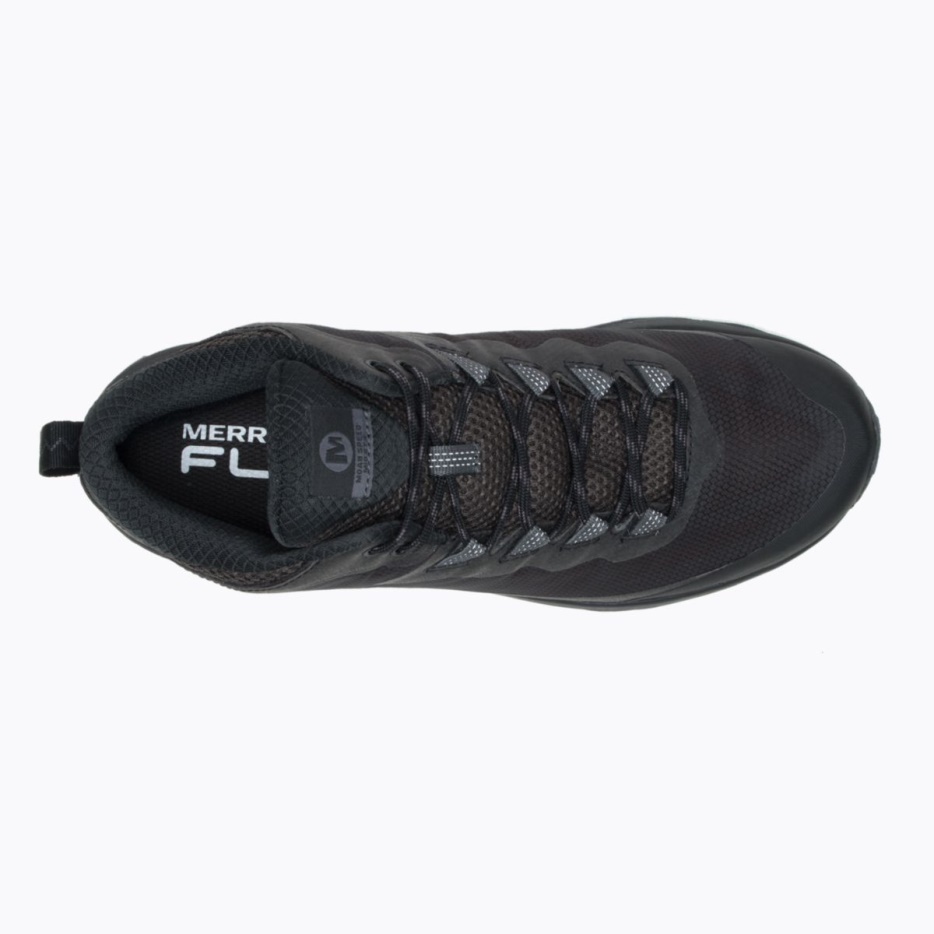 Merrell Moške Moab Speed Mid Gore-tex Black-asphalt