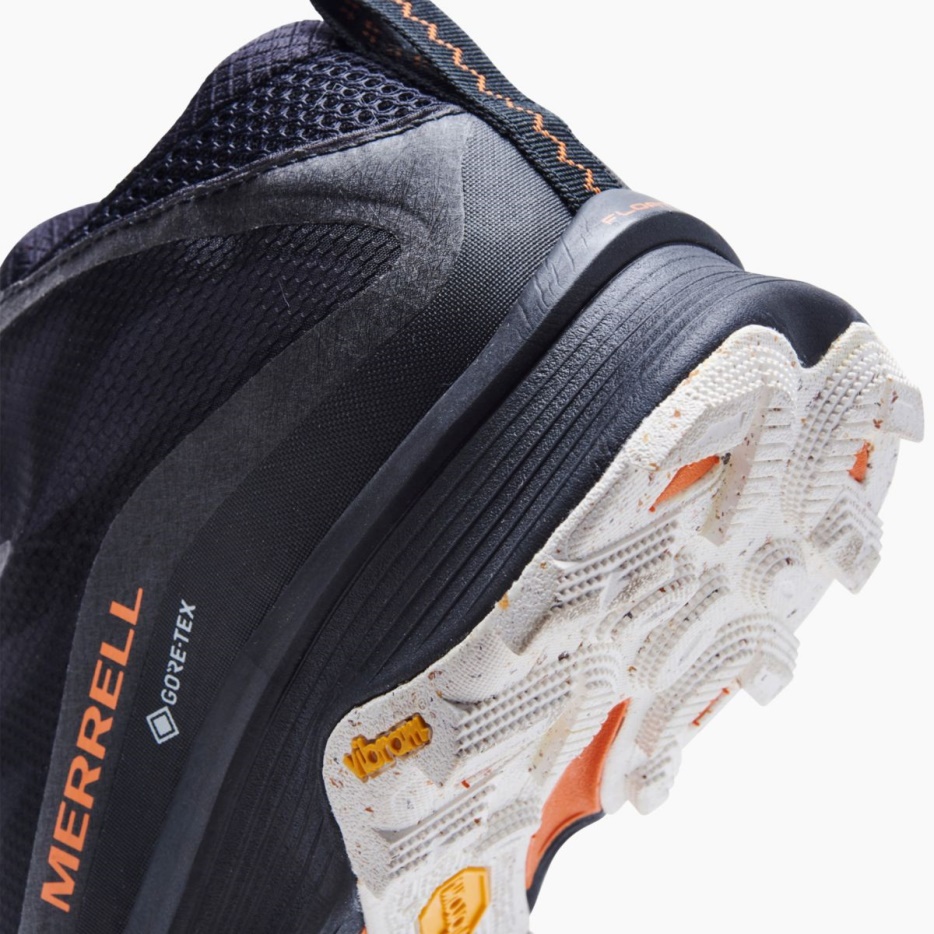 Merrell Moške Moab Speed Mid Gore-tex črna
