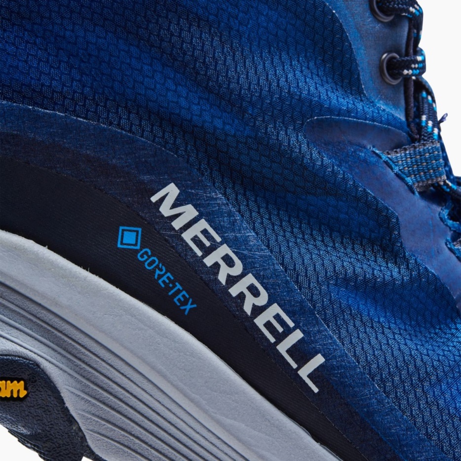 Merrell Moške Moab Speed Mid Gore-tex Mornarsko Modra
