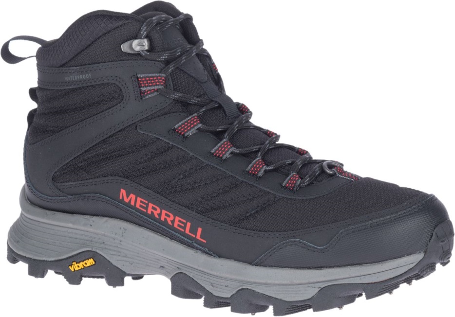 Merrell Moški Moab Speed Termo Mid Vodoodporna Konica črna