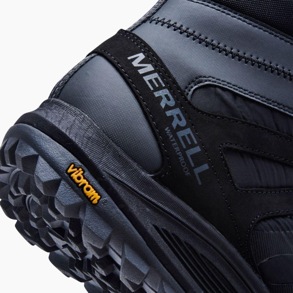 Merrell Moški Vodoodporni škorenj Za Superge Nova Black-rock