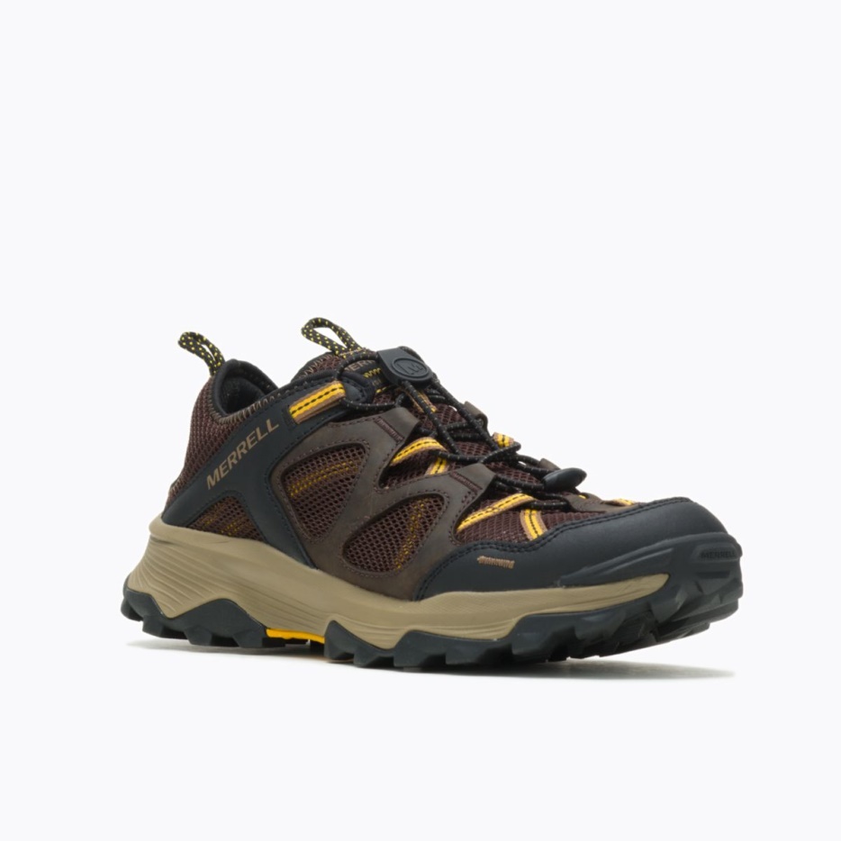Merrell Moški Espresso Z Usnjenim Sitom Speed ​​Strike