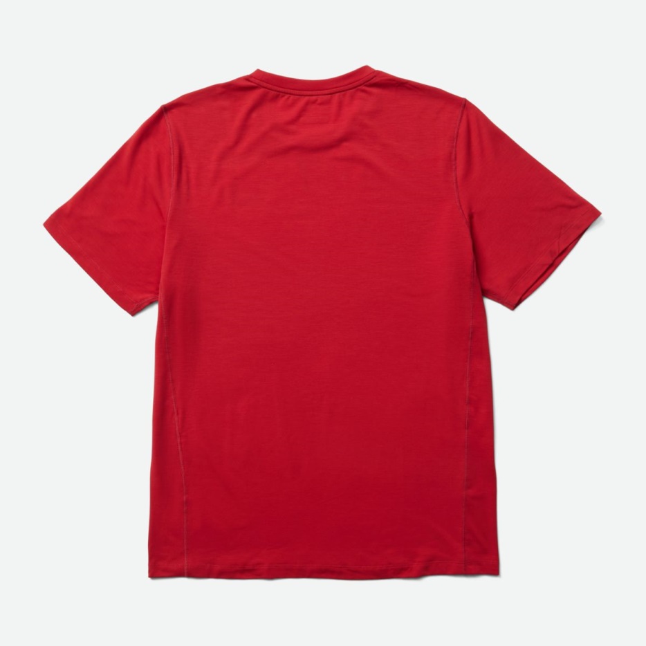 Merrell Moški Tencel™ Majica S Kratkimi Rokavi čili