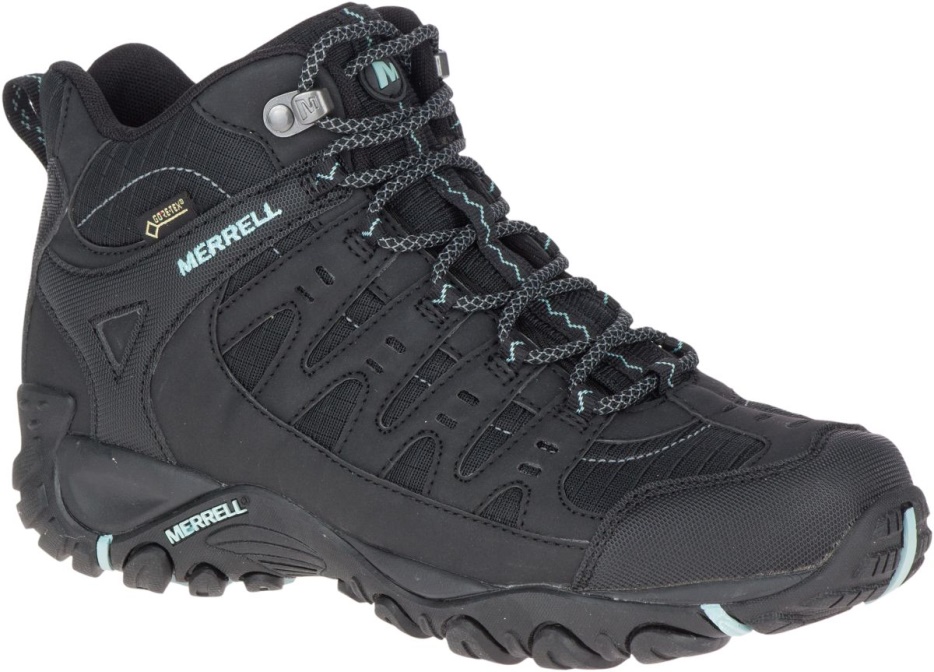 Merrell ženski Accentor šport Mid Gore-tex Black-aquifer