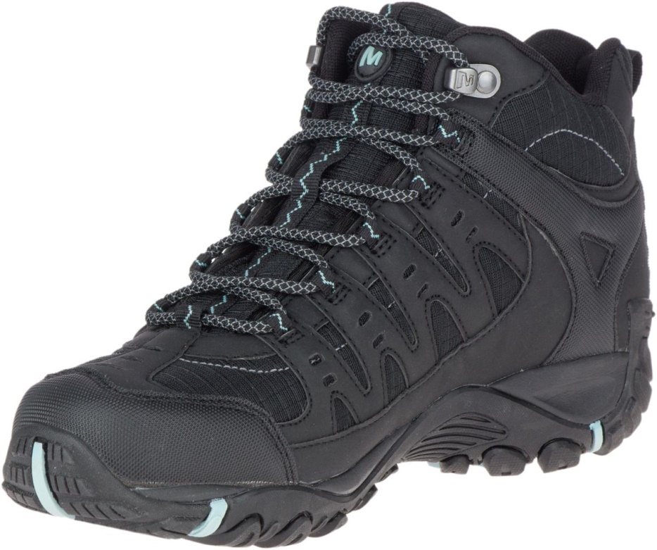 Merrell ženski Accentor šport Mid Gore-tex Black-aquifer