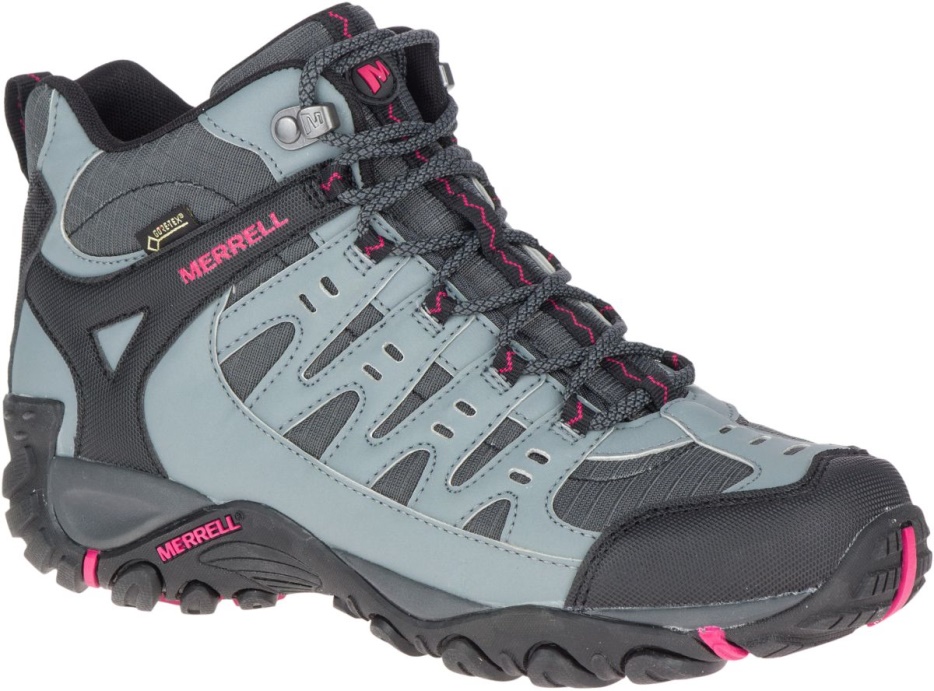 Merrell ženski Accentor Sport Mid Gore-tex Granit-rose Rdeča