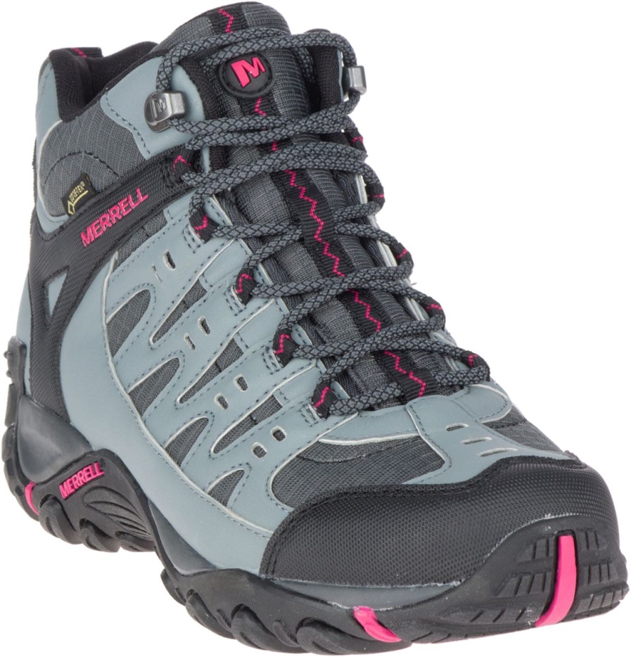 Merrell ženski Accentor Sport Mid Gore-tex Granit-rose Rdeča