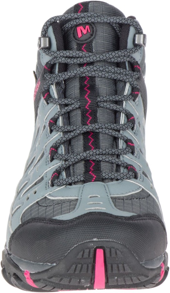Merrell ženski Accentor Sport Mid Gore-tex Granit-rose Rdeča