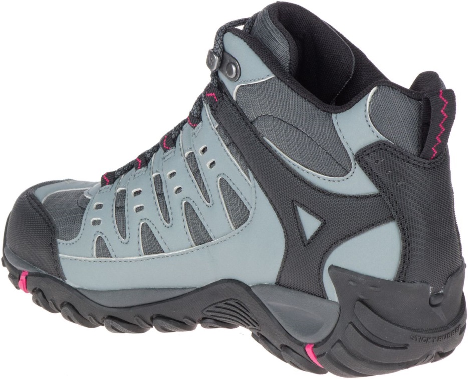 Merrell ženski Accentor Sport Mid Gore-tex Granit-rose Rdeča