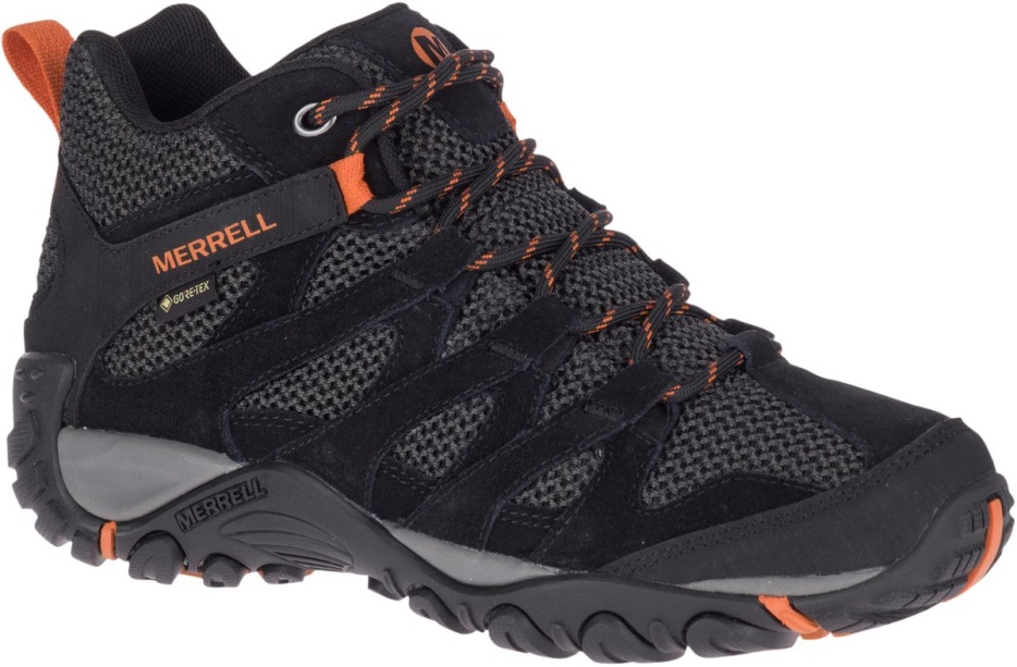 Merrell ženske Alverstone Mid Gore-tex črne