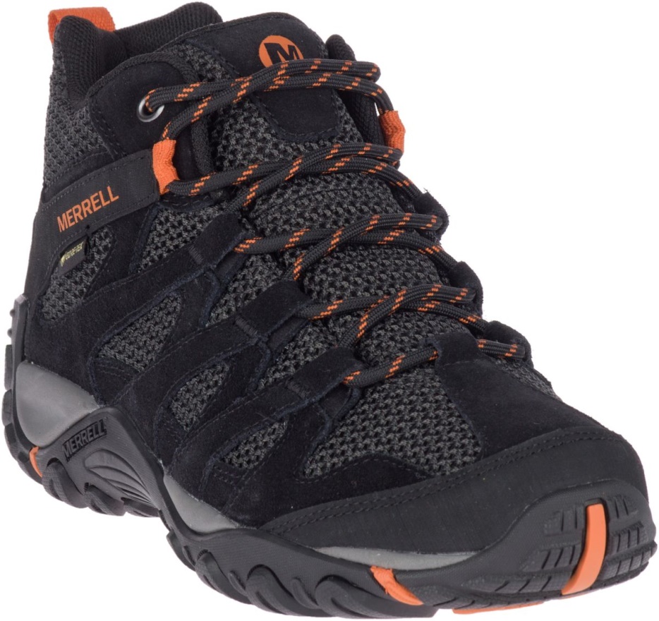 Merrell ženske Alverstone Mid Gore-tex črne