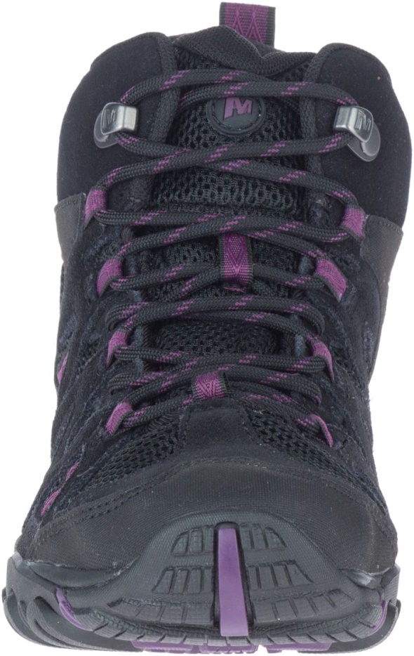 Merrell ženske Deverta 2 Mid Waterproof Black-blackberry