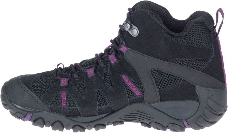 Merrell ženske Deverta 2 Mid Waterproof Black-blackberry