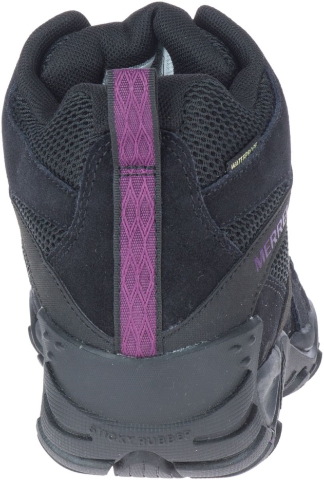 Merrell ženske Deverta 2 Mid Waterproof Black-blackberry