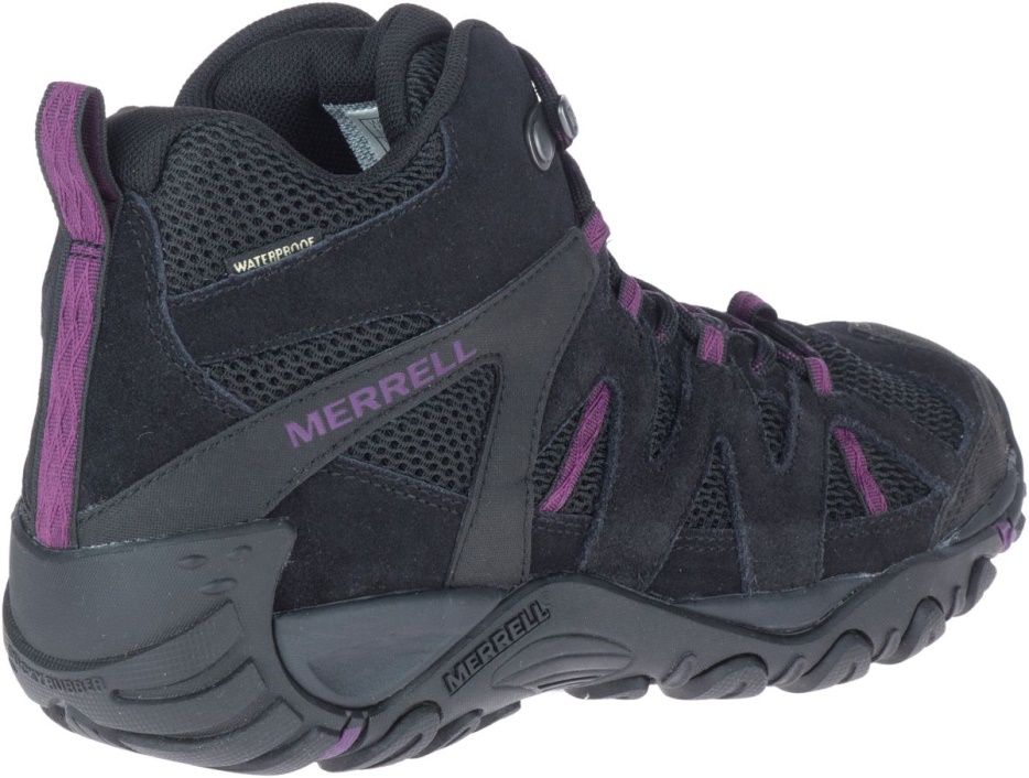 Merrell ženske Deverta 2 Mid Waterproof Black-blackberry