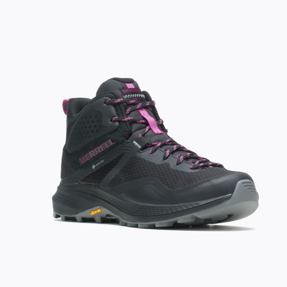 Merrell ženske Mqm 3 Mid Gore-tex Black-fuchsia