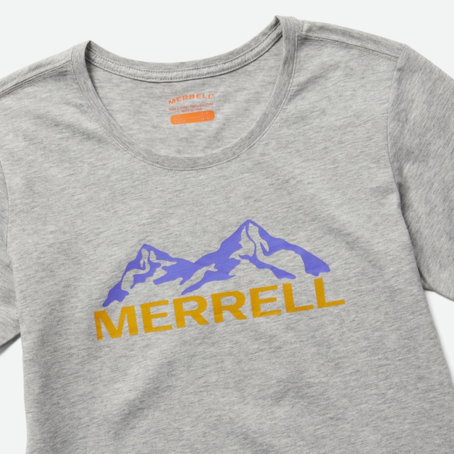 Merrell ženska Majica Z Drevesi Merrell Grey Heather