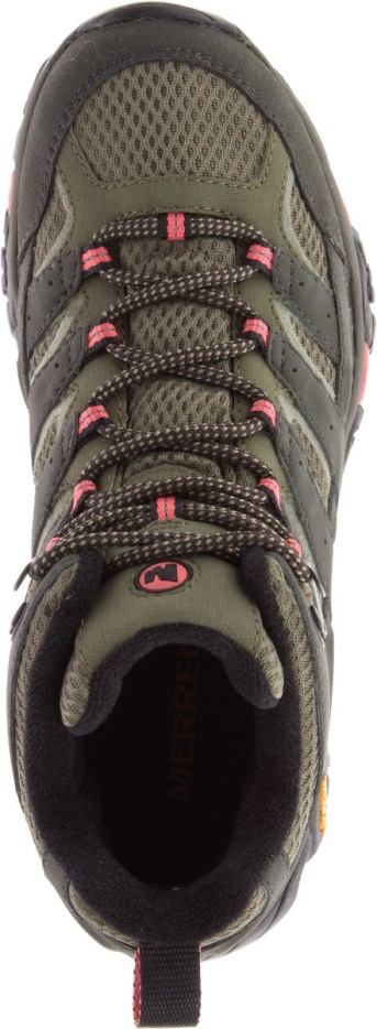 Merrell ženske Moab 2 Srednji Gore-tex Beluga-olivna